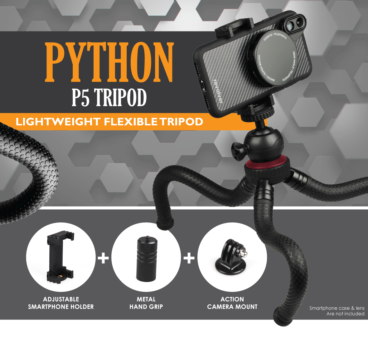 Ztylus Python P5 Flexible Mini Tripod